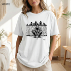 T-shirt classique unisexe - KNOP - Tagueur devant une Fleur