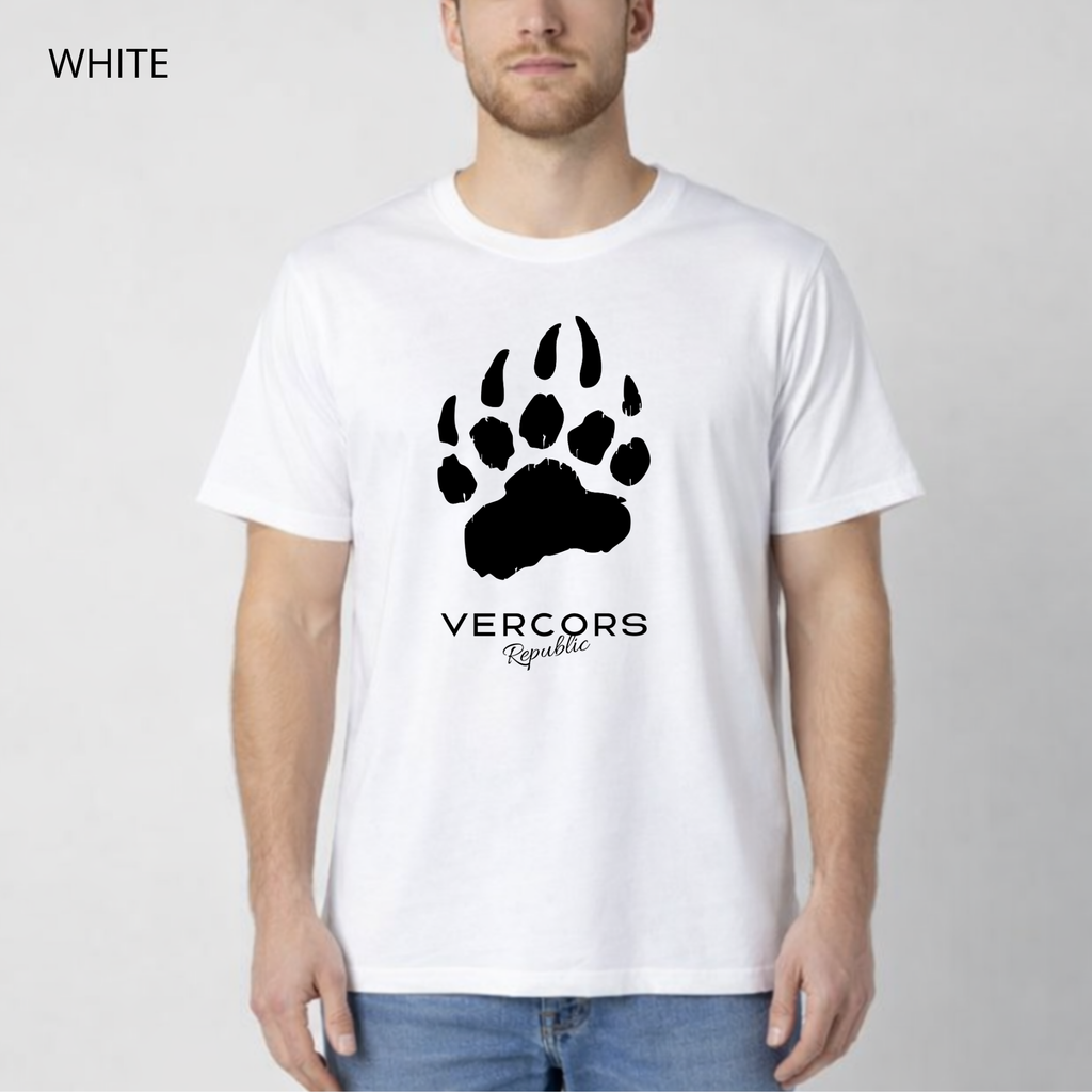 T-shirt unisexe en coton biologique - Griffes Larges Noir