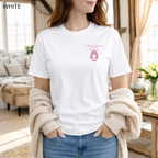 T-shirt unisexe en coton biologique - Logo Ours Rose