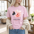 T-shirt unisexe en coton biologique - Papillon Aquarelle
