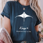 T-Shirt Classique Unisexe - KNOP - Raie Blanche