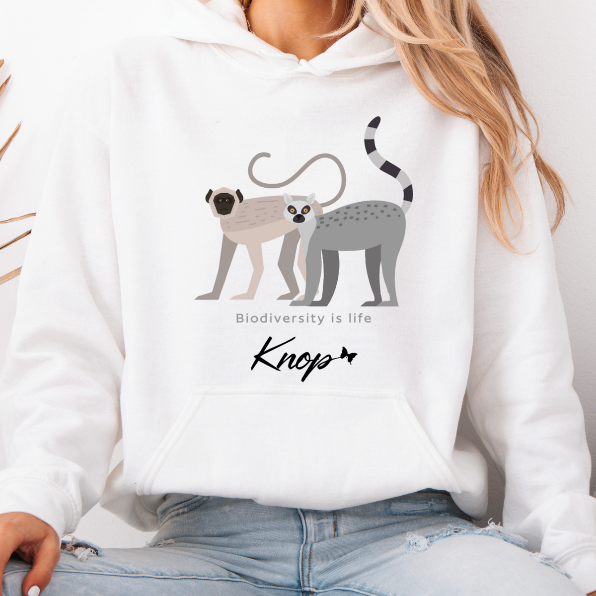 Sweat à Capuche - KNOP - Gibons