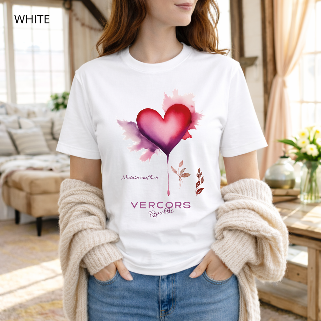 T-shirt unisexe en coton biologique - Nature and Love