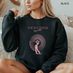Unisex Round Neck Sweatshirt - Pink Golfer