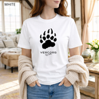 T-shirt unisexe en coton biologique - Griffes Moyennes Noir