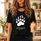 T-shirt unisexe en coton biologique - Griffes Larges Blanc