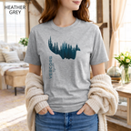 T-shirt unisexe en coton biologique - Femme Foret