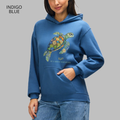 Sweat à capuche - KNOP - Tortue Verte