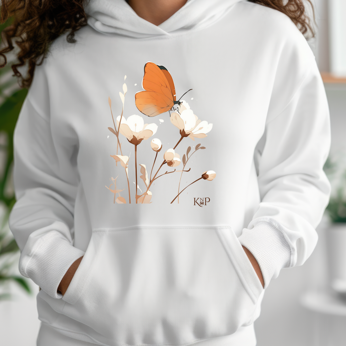 Sweat à Capuche - KNOP - Papillon Délicat