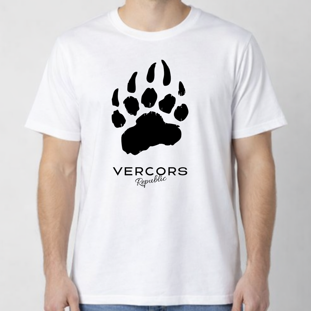 T-Shirt Unisexe en Coton Biologique - Griffes Larges Noir