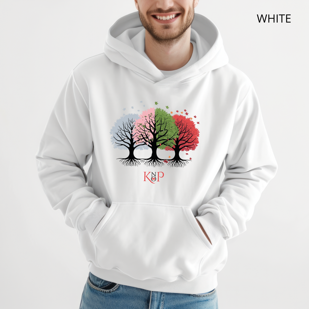 Sweat à capuche - KNOP - Arbres Multicolores