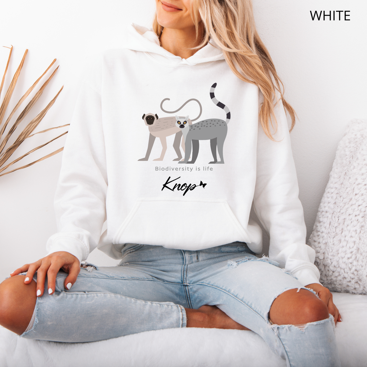 Sweat à Capuche - KNOP - Gibons