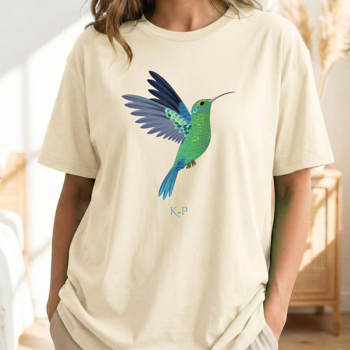 T-Shirt Classique Unisexe - KNOP - Colibri Vert