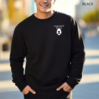 Unisex Round Neck Sweatshirt - White Bear Logo