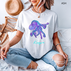 T-Shirt Classique Unisexe - KNOP - Pieuvre Violette