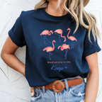 T-Shirt Classique Unisexe - KNOP - Flamands Roses