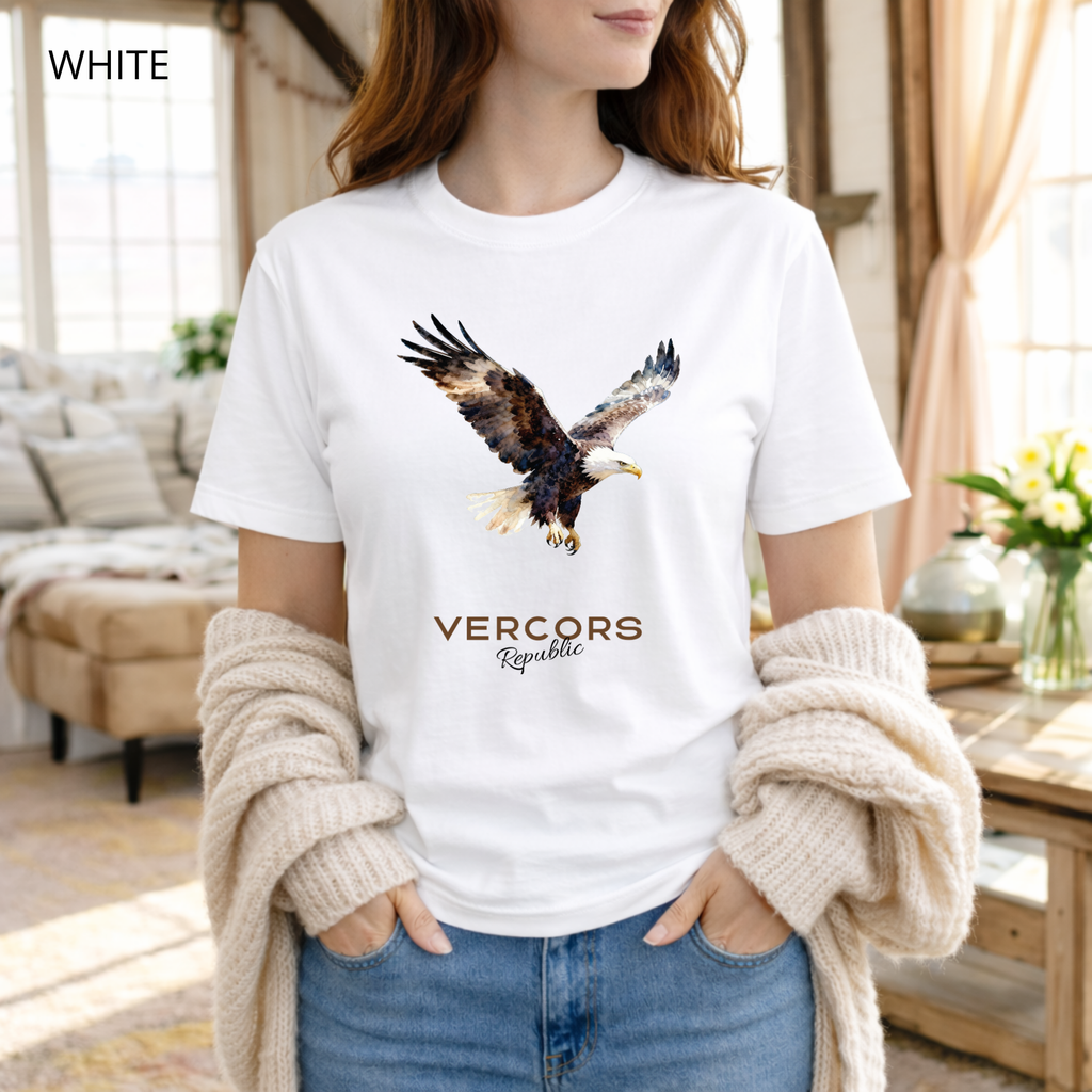 T-shirt unisexe en coton biologique - Aigle Pécheur