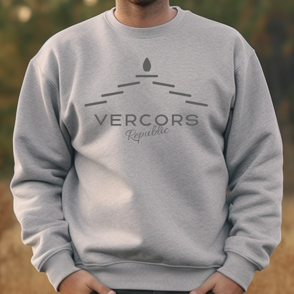 Sweat Unisexe à Col Rond - Lauzes Anthracite