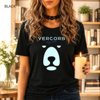 T-shirt unisexe en coton biologique - Ours Larges Bleu Ciel