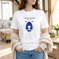 T-shirt unisexe en coton biologique - Ours Moyen  Bleu Marine