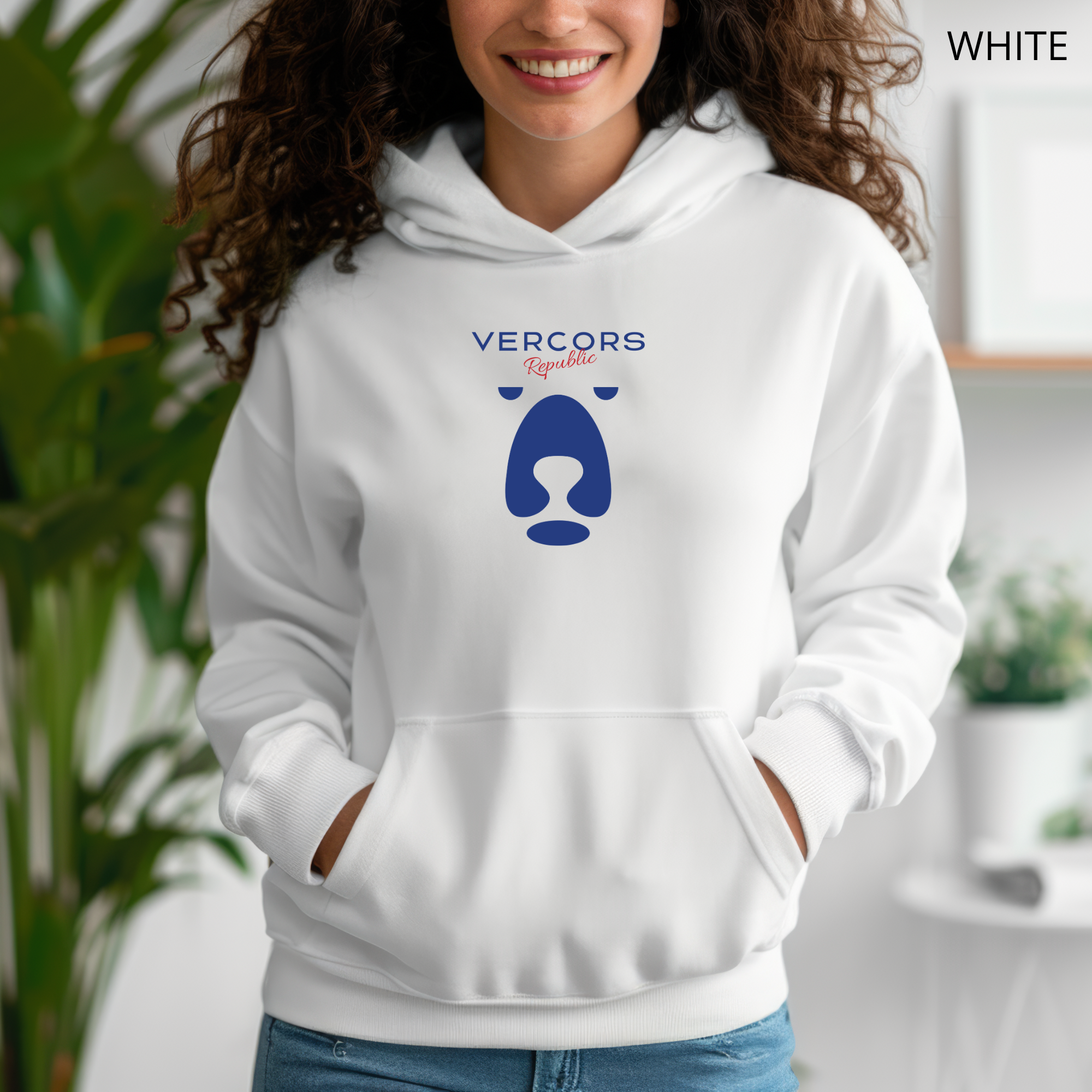 Sweat à Capuche - Ours Bleu Marine - Moyen