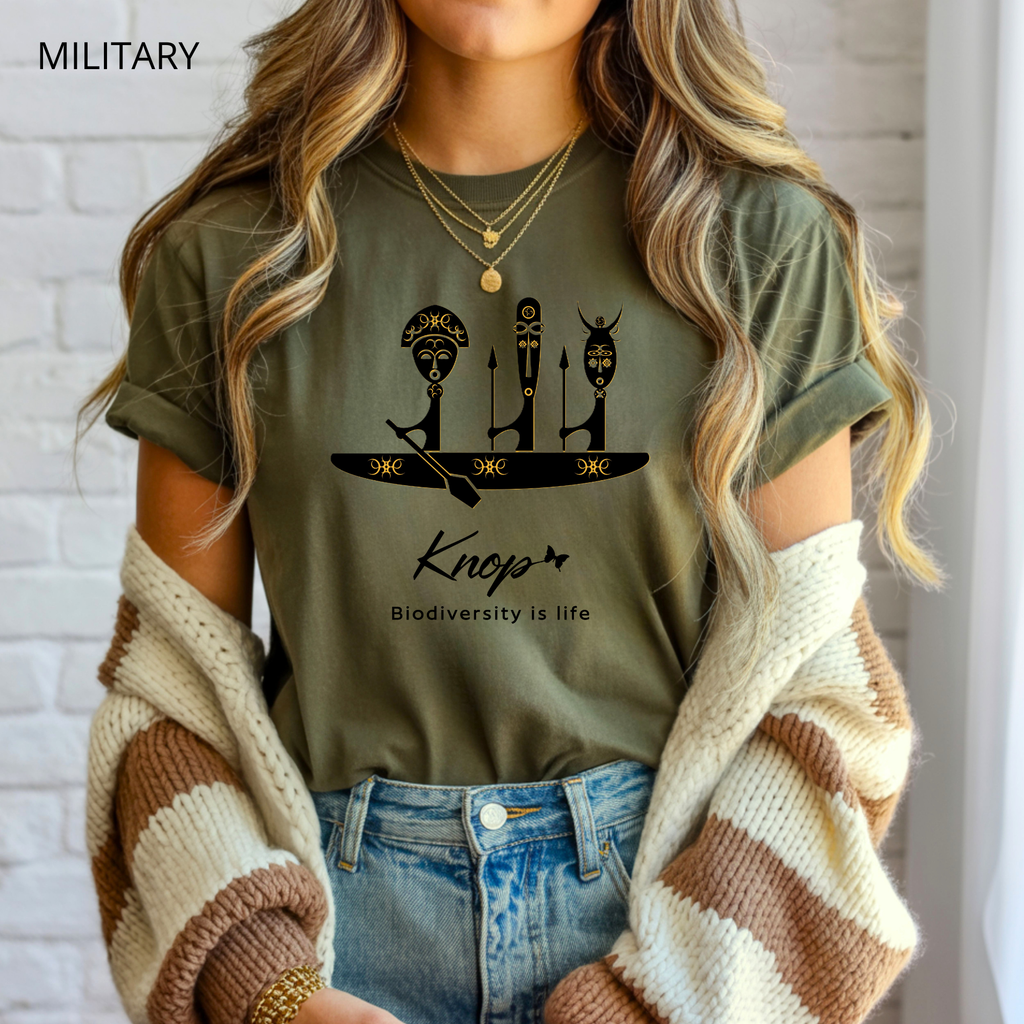 T-Shirt Classique Unisexe - KNOP - Pirogue Africaine