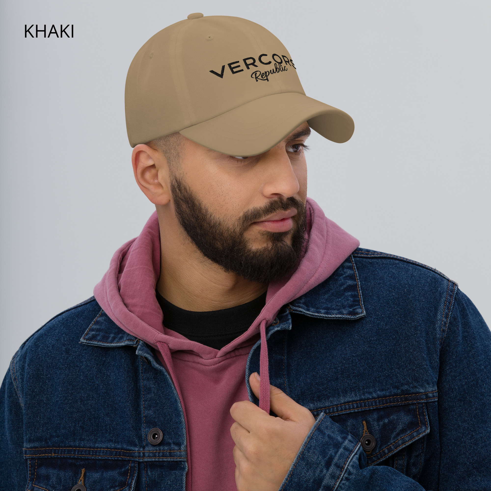 Baseball Cap VR Logo - Black