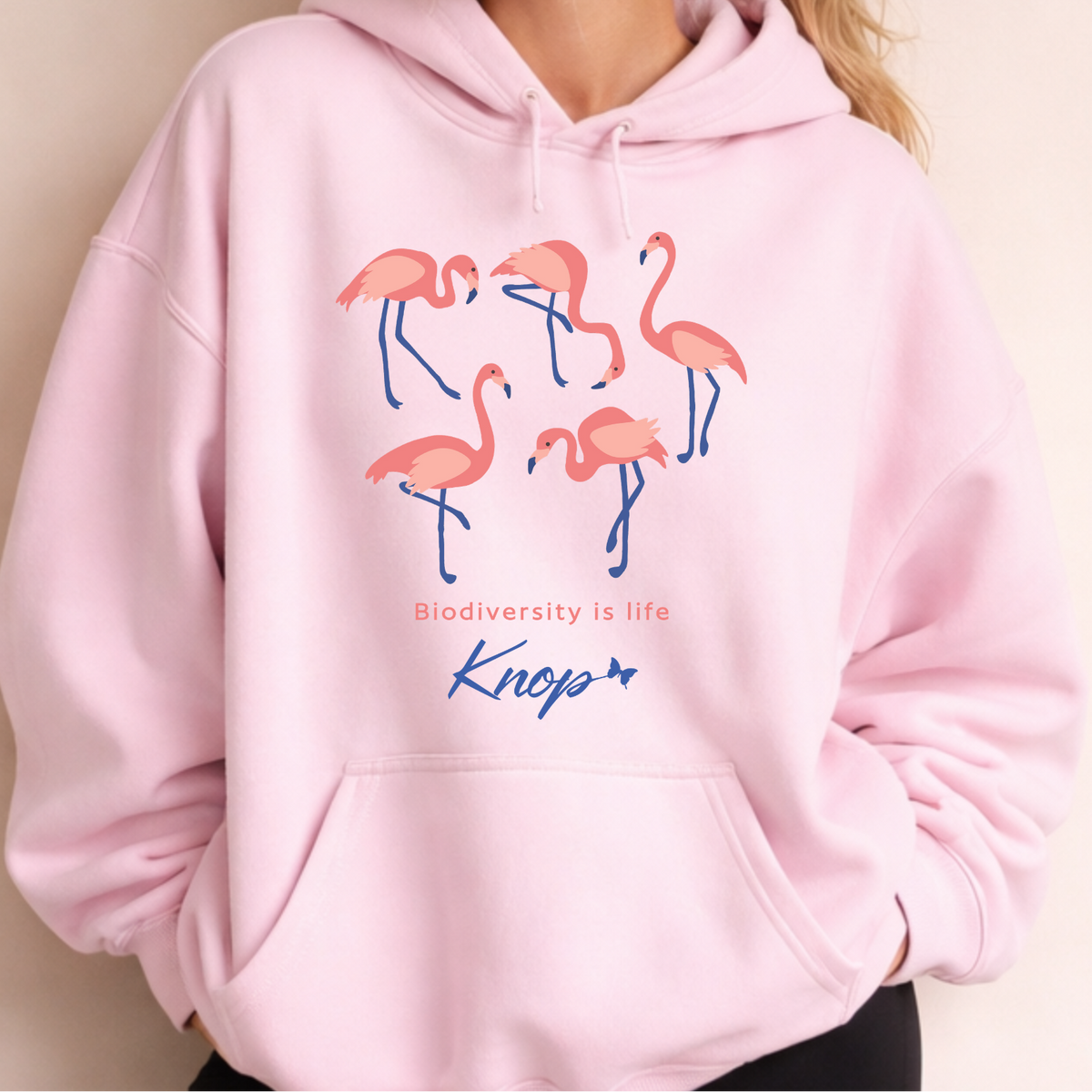 Sweat à Capuche - KNOP - Flamands Roses