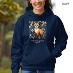 Sweat à Capuche - Renard Entouré de Fleurs