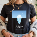 T-Shirt Classique Unisexe - KNOP - Pingouins sur un Iceberg
