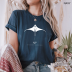 T-shirt classique unisexe - KNOP - Raie Blanche