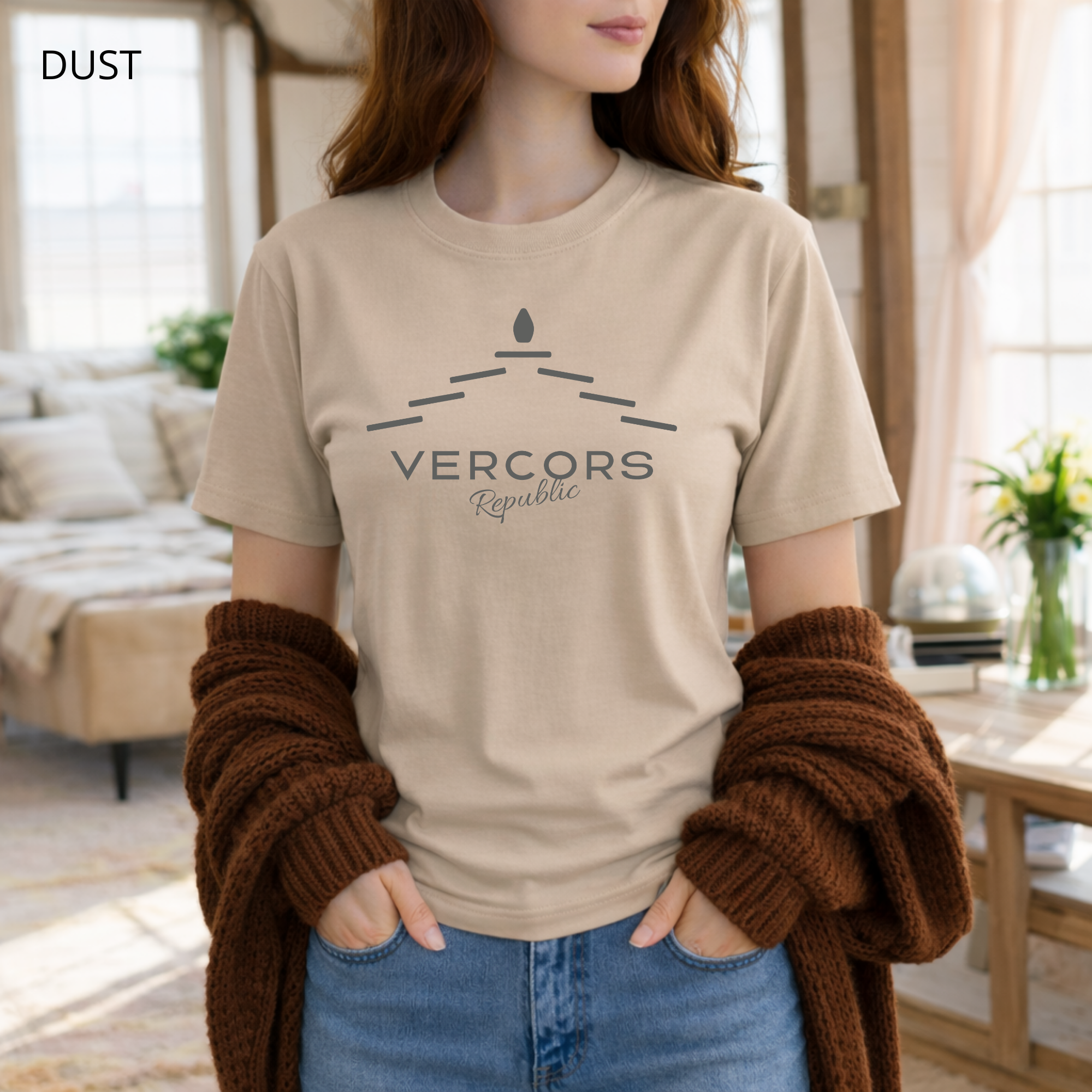 T-shirt unisexe en coton biologique - Lauzes Anthracites