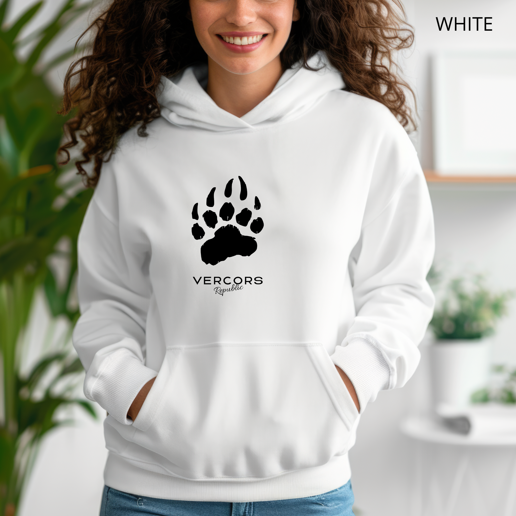 Sweat à Capuche - Griffes d'Ours Noires - Moyen