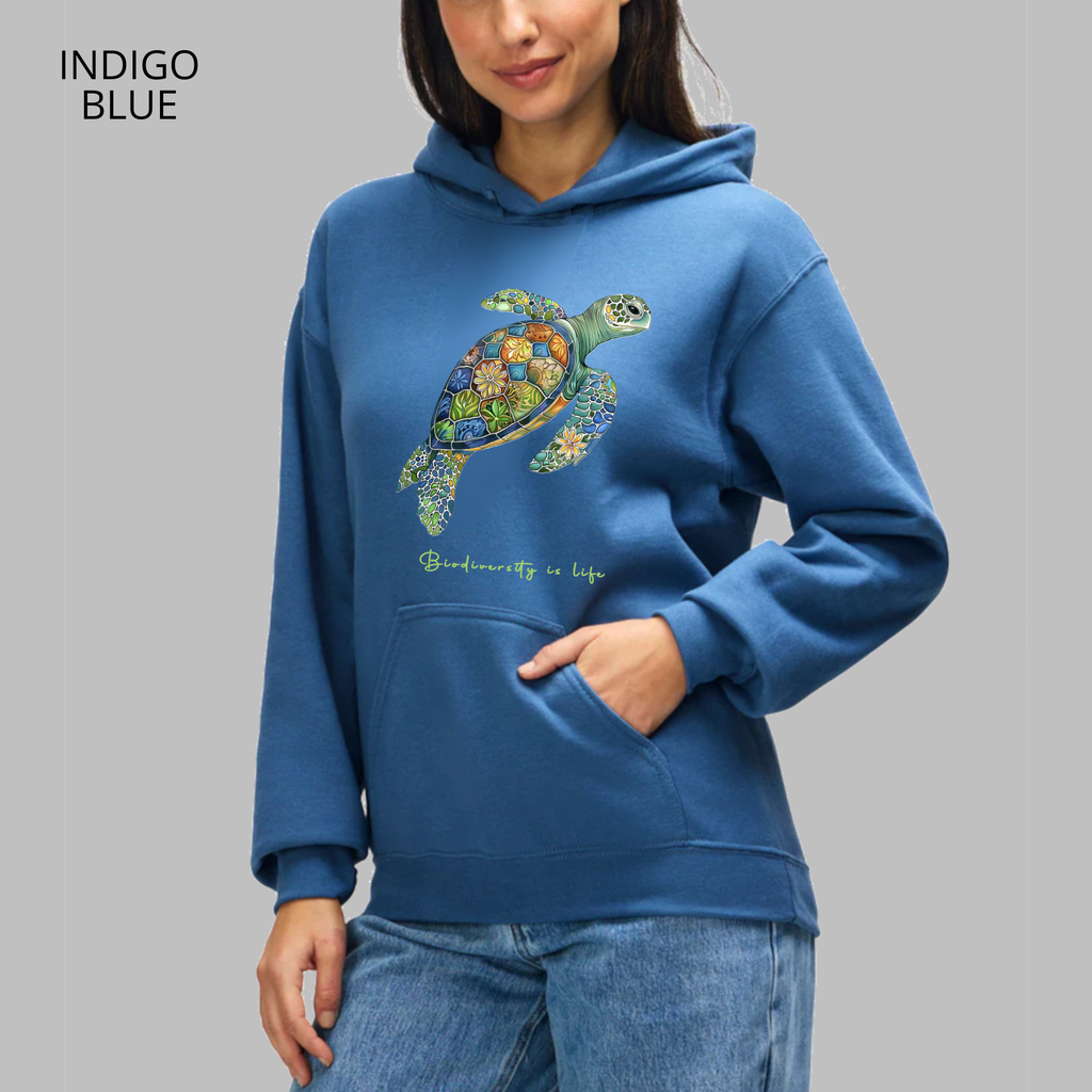 Sweat à Capuche - KNOP - Tortue Verte