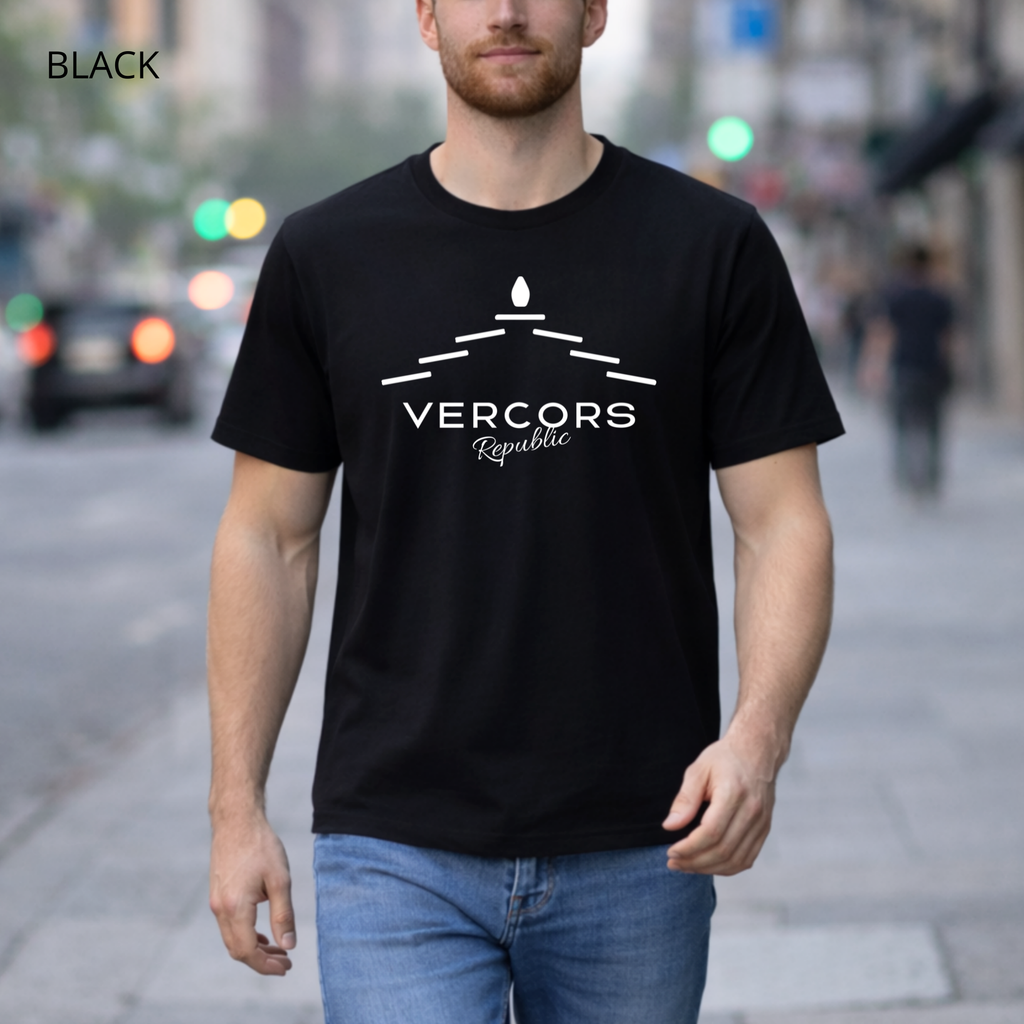 T-shirt unisexe en coton biologique - Lauzes Blanches