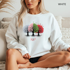 Sweat Unisexe à Col Rond - KNOP - Arbres Multicolores