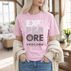 T-Shirt Unisexe en Coton Biologique - Explore Clair