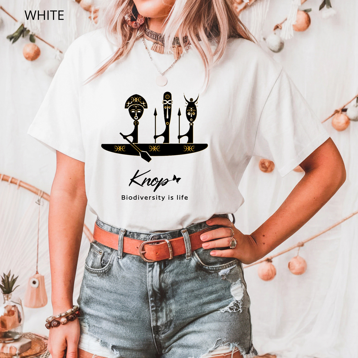 T-Shirt Classique Unisexe - KNOP - Pirogue Africaine