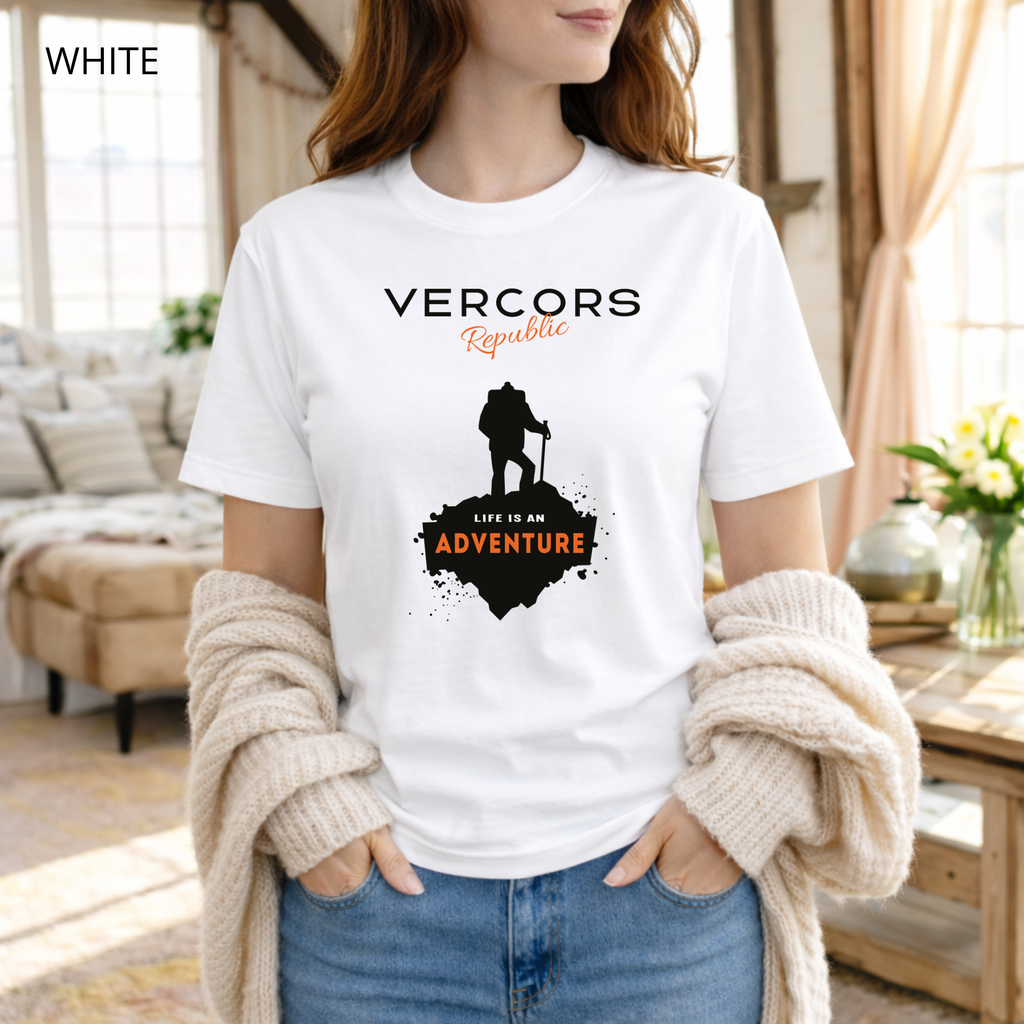 T-shirt unisexe en coton biologique - Life is Adventure