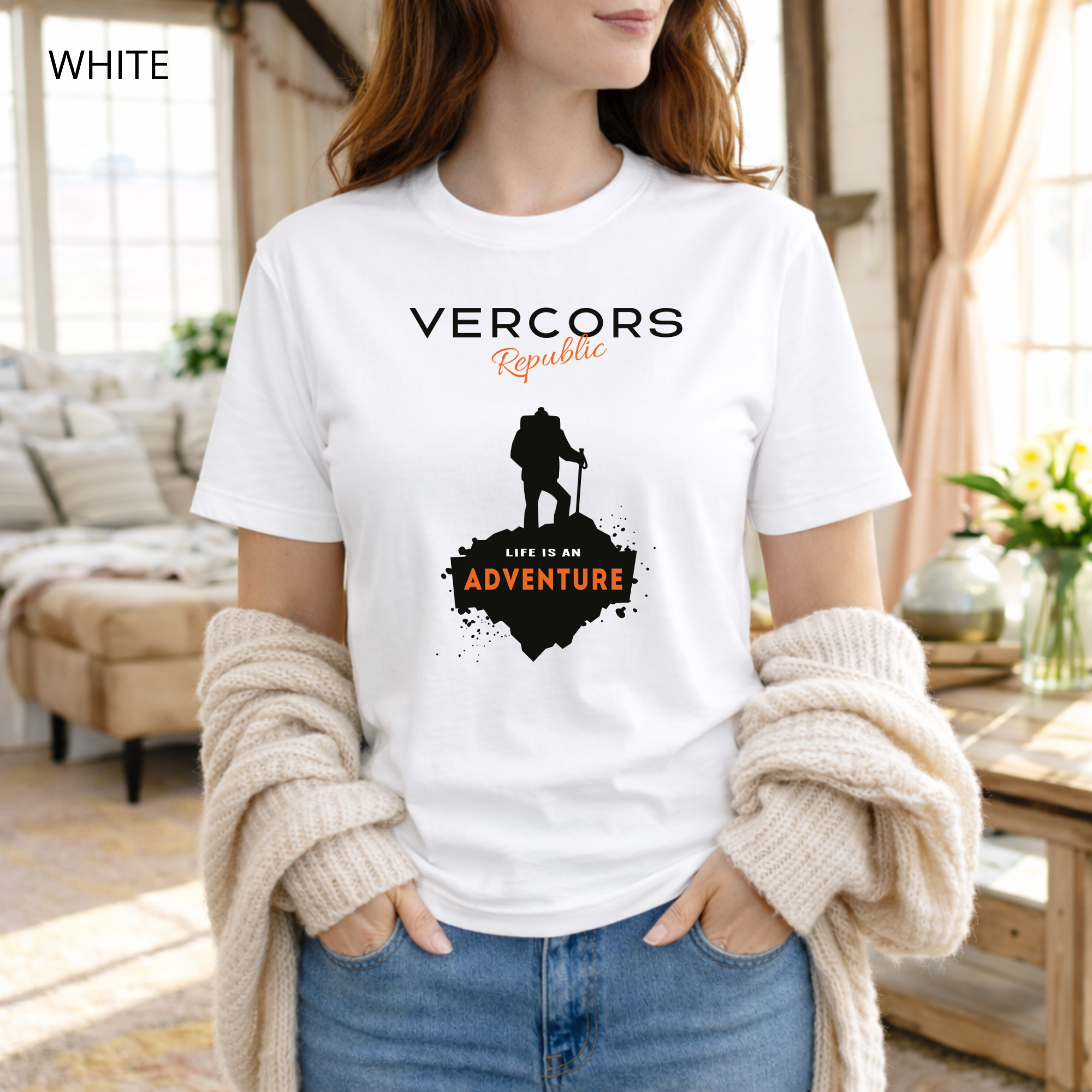 T-shirt unisexe en coton biologique - Life is Adventure