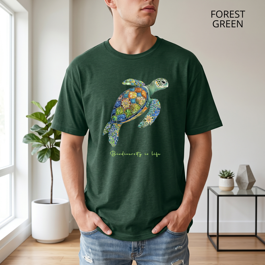 T-Shirt Classique Unisexe - KNOP - Tortue Verte