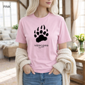 T-Shirt Unisexe en Coton Biologique - Griffes Moyennes Noir