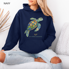 Sweat à capuche - KNOP - Tortue Verte