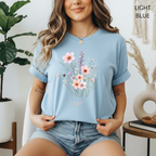 T-shirt classique unisexe - KNOP - Bouquet de Fleurs Roses