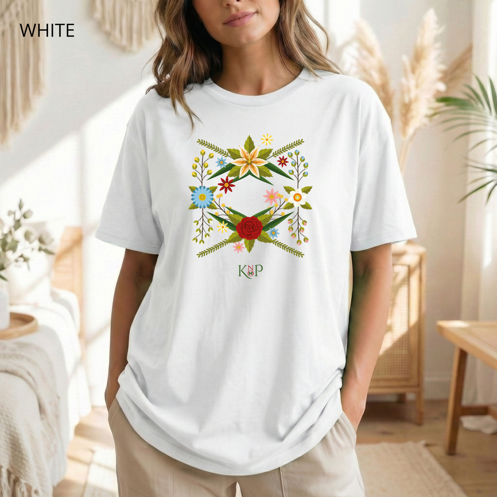 T-shirt classique unisexe - KNOP - Couronne de Fleurs