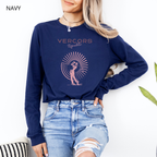 Unisex Round Neck Sweatshirt - Pink Golfer