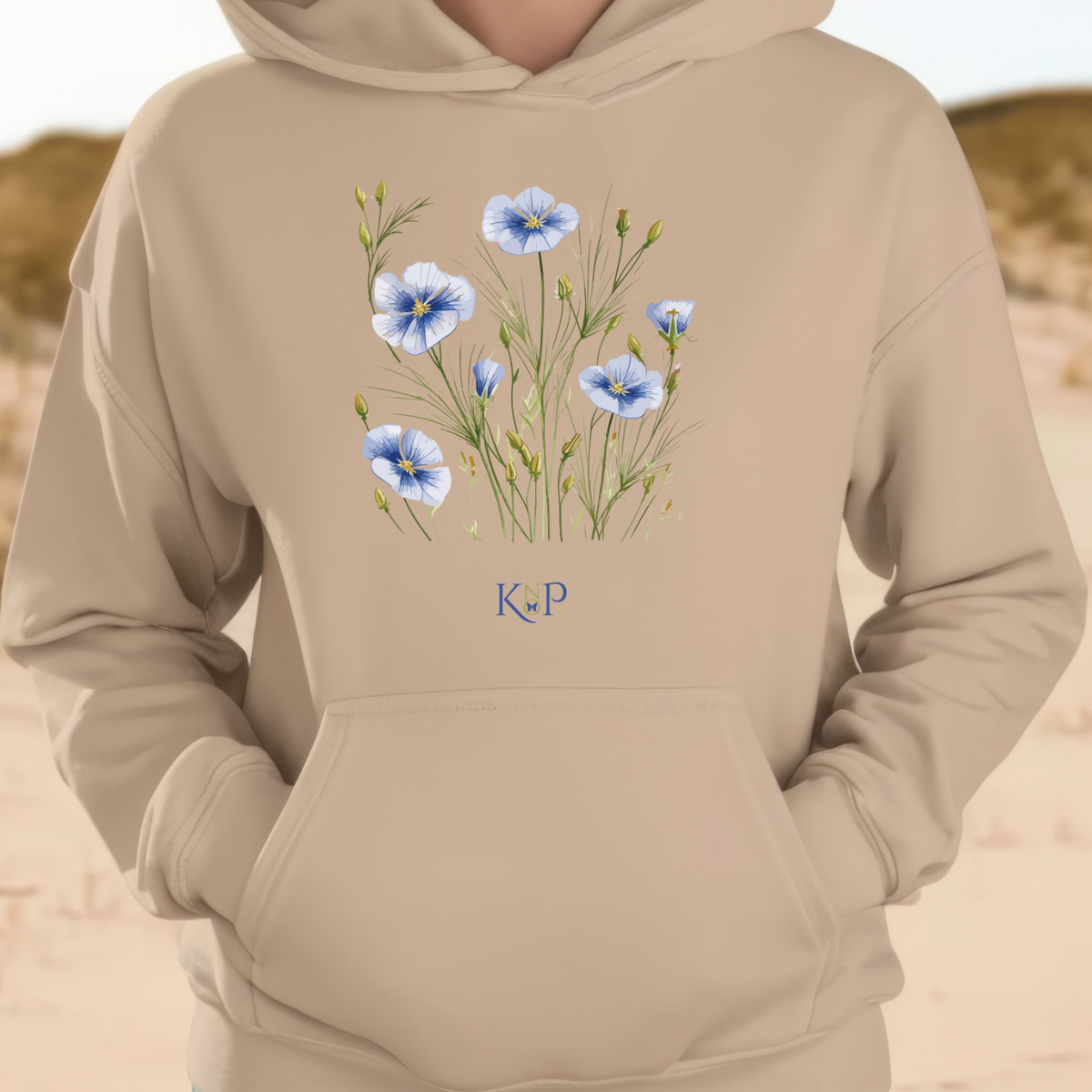 Sweat à Capuche - KNOP - Exquis Lin Sauvage