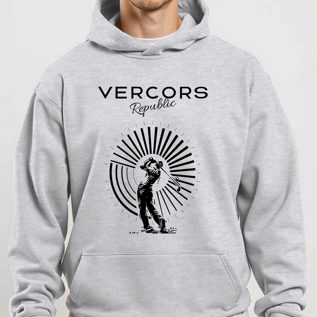 Sweat à Capuche  - Golfeur Noir