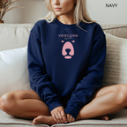 Unisex Crewneck Sweatshirt Medium Bear - Pink