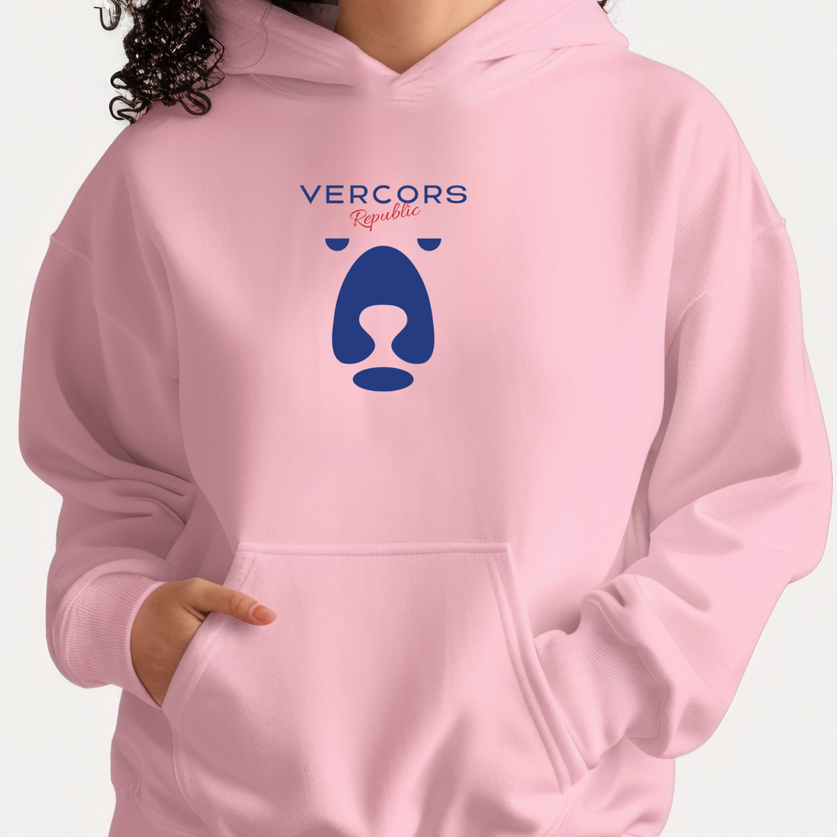 Sweat à Capuche - Ours Bleu Marine - Moyen